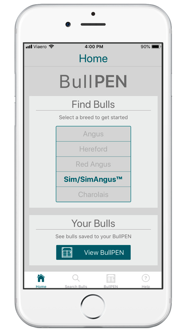 BullPen Bull selection app