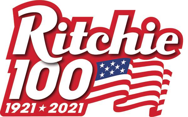ritchie 100 years logo