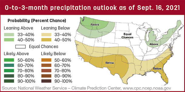 Precipitation map