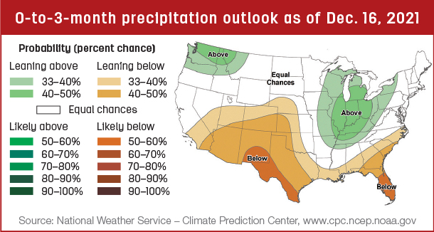 Precipitation map
