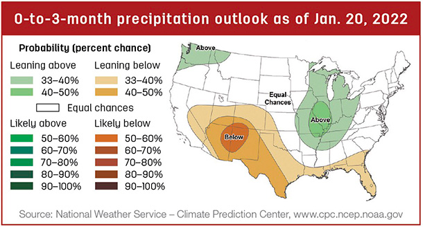 Precipitation map