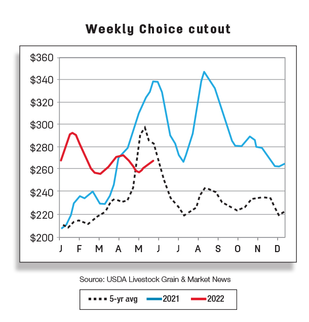 Weekly choice cutout
