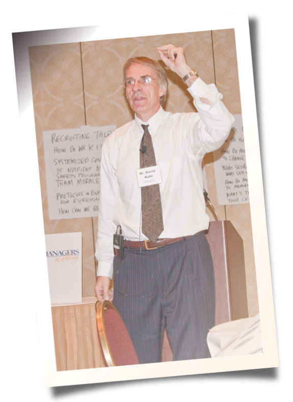 Dr. David Kohl reviewed the current status of the U.S. economy. He told attendees, “We are at an inflection point in the U.S. economy. We will either find new economic engines or become more European in our production/supply management.” 