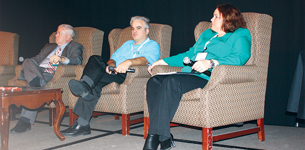 Panel discussing making money from manure