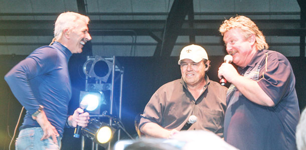 Country music greats Joe Diffie, Sammy Kershaw and Aaron Tippin took the stage to kick off the Central Plains Dairy Expo on Tuesday evening, March 25