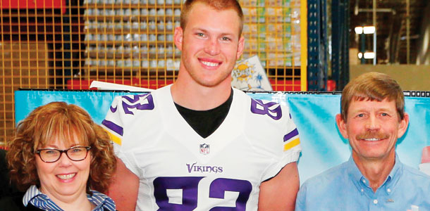 Kyle Rudolph and Ken Herbranson