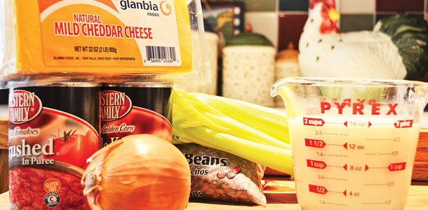 vegetarian chower ingredients