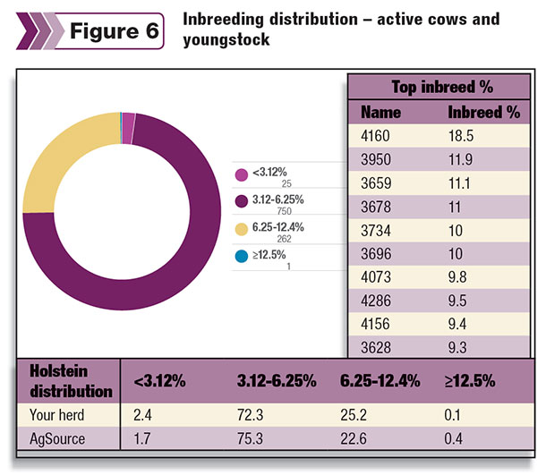 inbreeding distribution