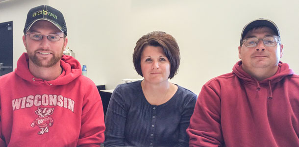 Todd and Lisa Schroeder, and Travis Klinkner