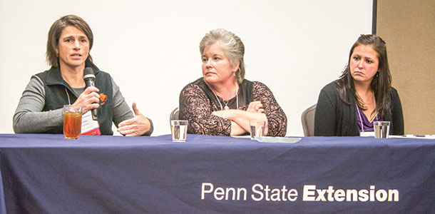 Andrea Stoltzfus, Betty Forgy, and Candice White