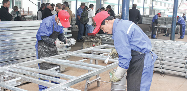 workers painting