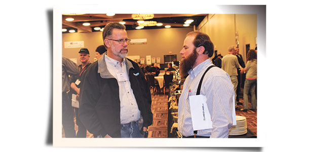 Jim Swagel and farmer