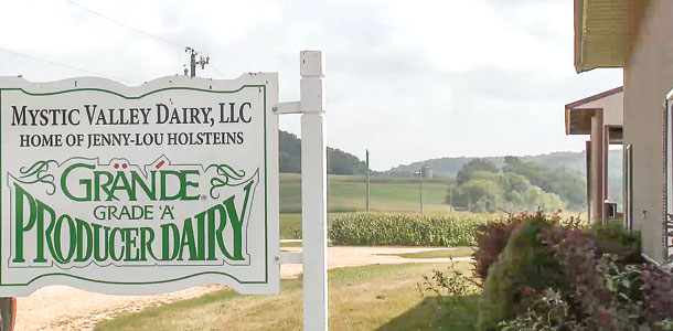 mystic valley dairy sign