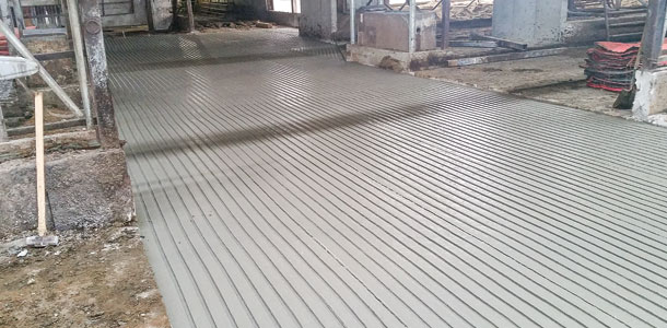 dairy barn floor