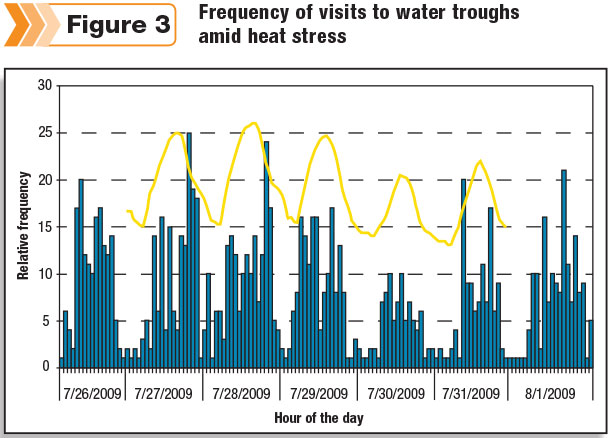 water trough visits