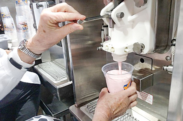 Getting milkshakes