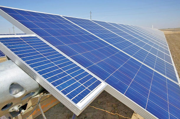 Solar energy is providing 80 percent of the electrical needs.