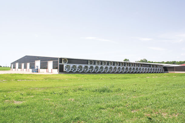 cross-ventilation barn