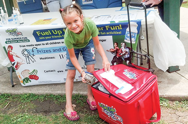 MDA supplied insulated Fuel Up to Play 60 cooler bags to 25 feeding sites.