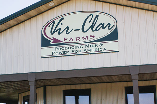 The visitor center was built onto the milking parlor when the dairy expanded last year.