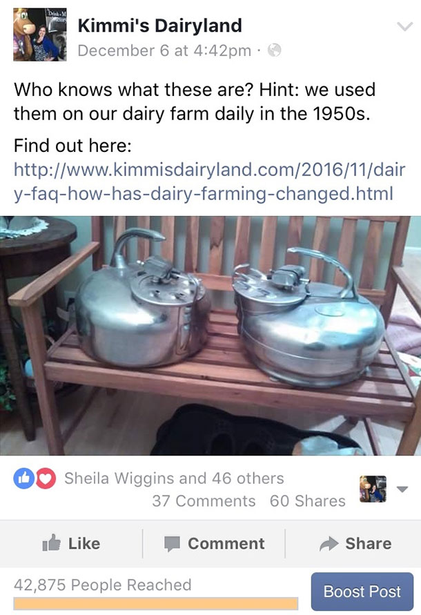 viral Facebook post of Surge milkers