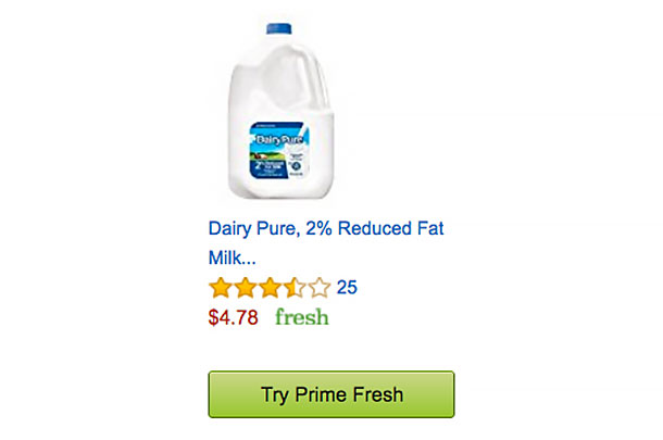 Milk on amazon.com