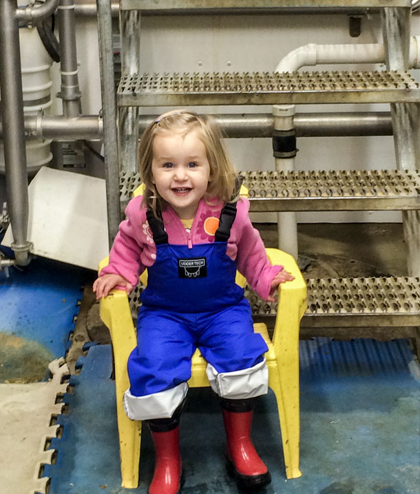 child bibbed overalls
