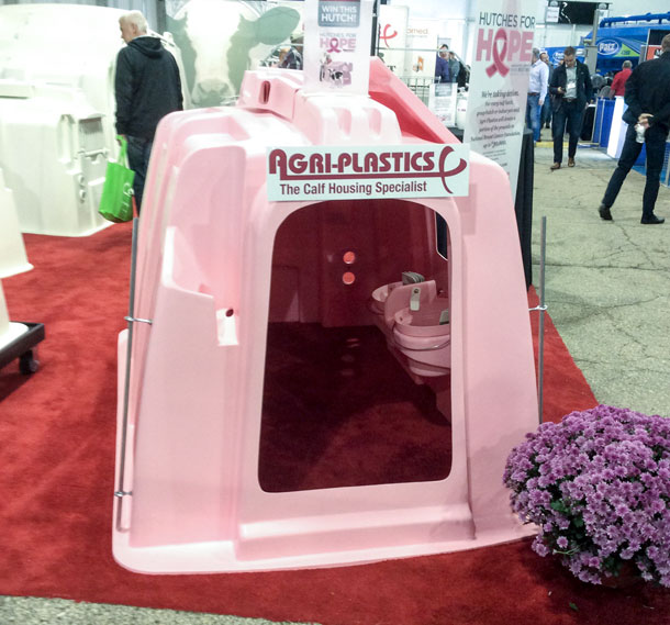 pink calf hutch