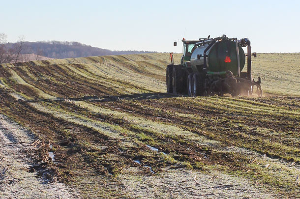 winter manure application