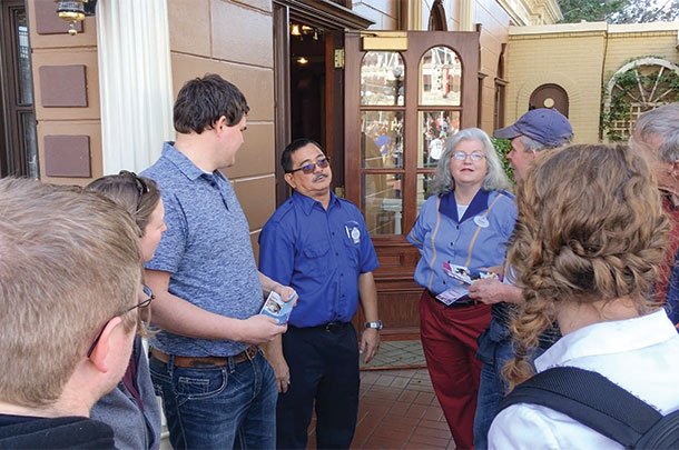 Metting with Disney cast members