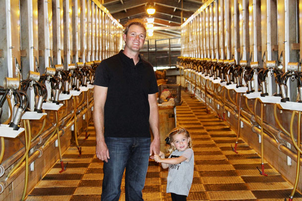 Daniel Vander Dussen and daughter