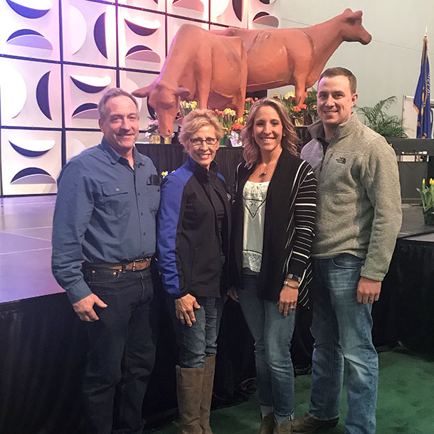 Christine Bender and family