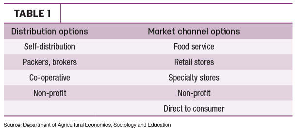 Distribution options