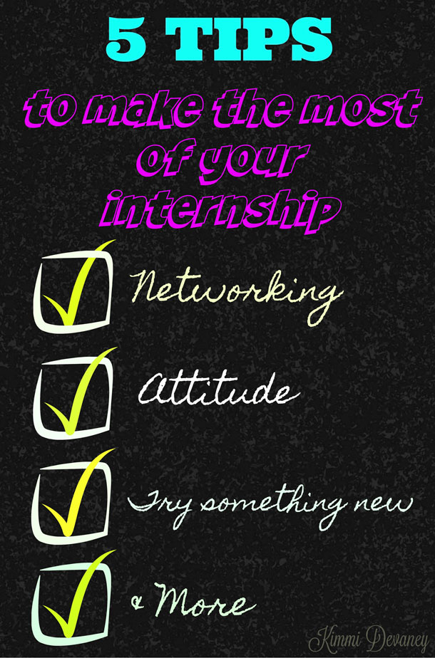  5 tips to make the most of your internship