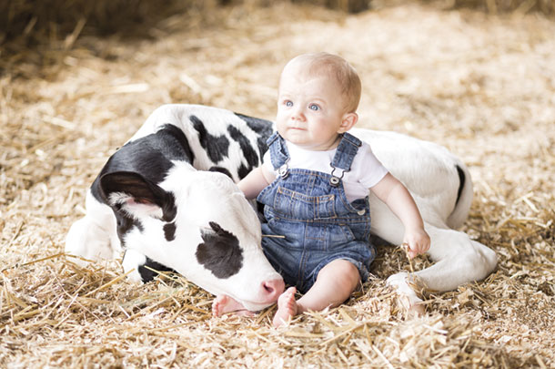 Farm kids at Richlands Dairy Farm
