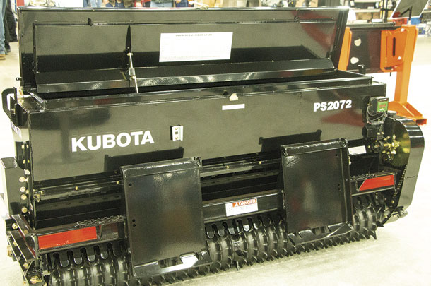 Kubota - PS20 skid-steer seeder 