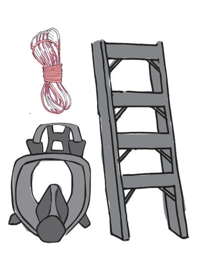 Use safety items