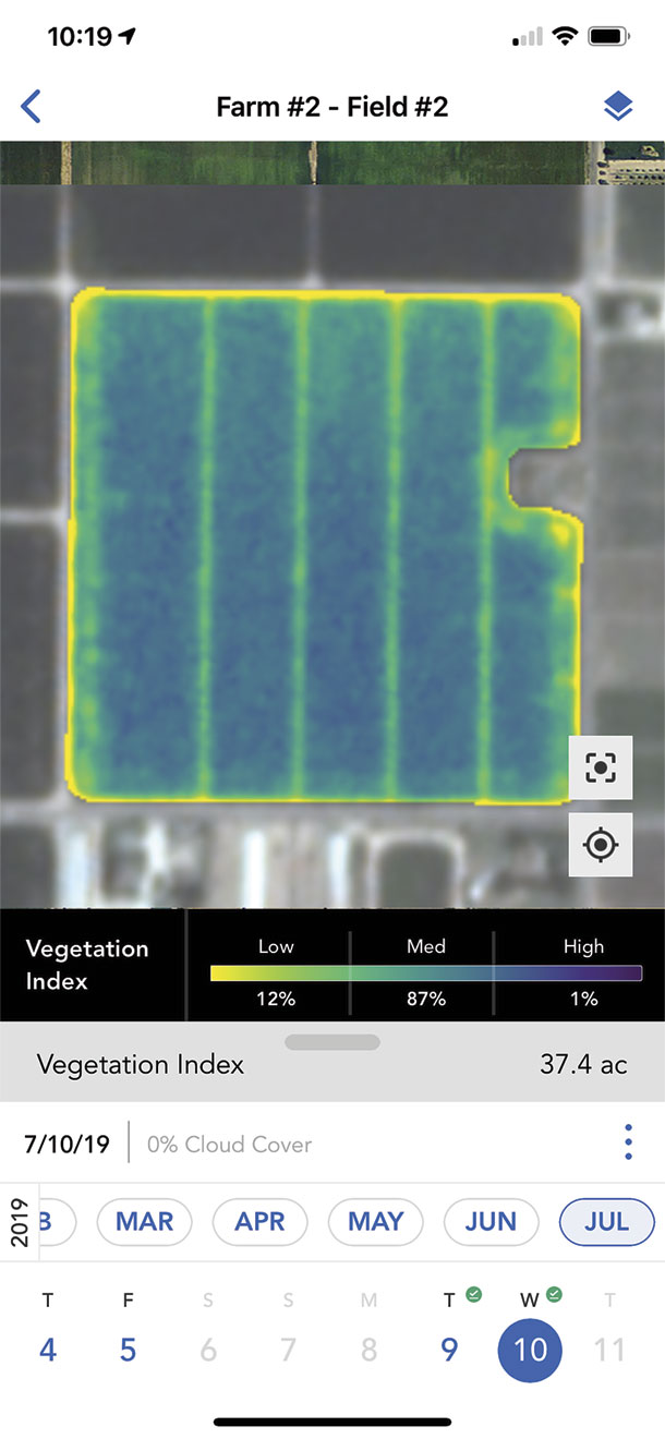 Wickstrom Dairies uses satelite pass data 