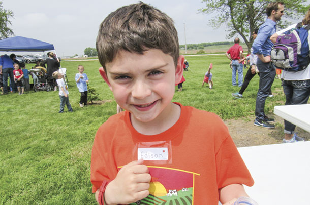 Students enjoy the Brickstead Dairy tour