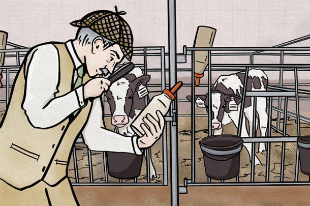 Pasteurized waste milk