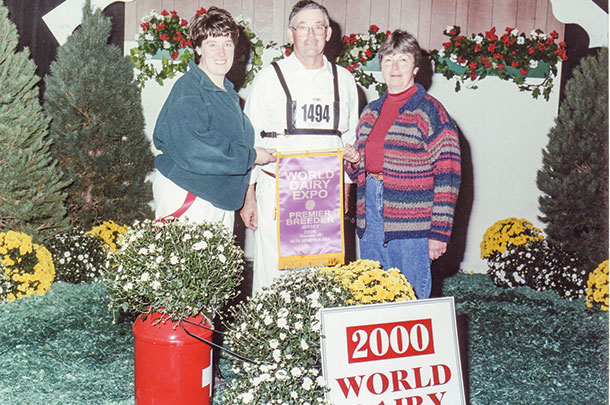 Avonlea Genetics was named Premier Breeder of the 2000 World Dairy Expo Jersey show