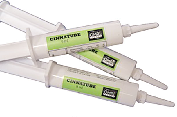 Cinnatube all-natural dry cow tube