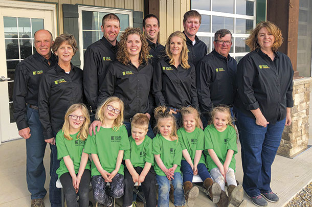 Owners of Kieler Farms and, Eric and Leah’s children.