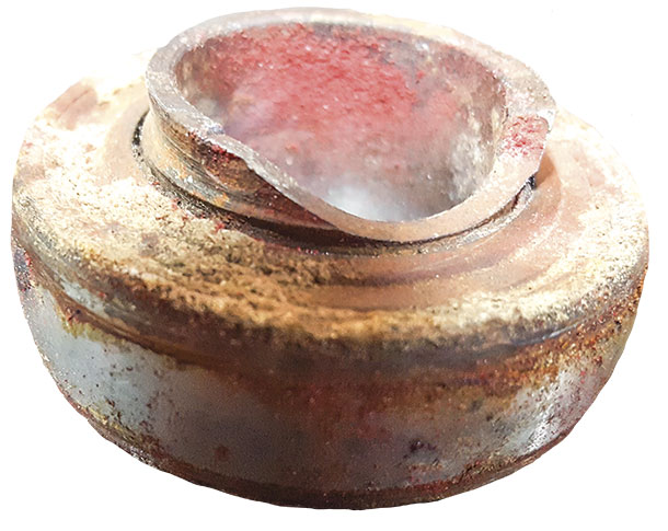 Inner race of this bearing is broken