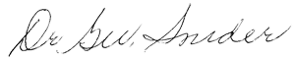 dr g w snider signature