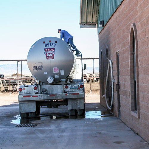 Milk truck