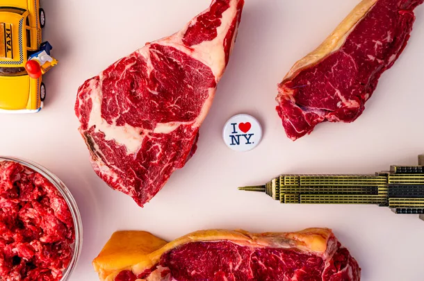 Meat collage