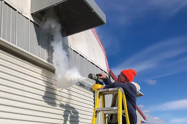 Fogger to check air movement