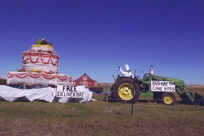 Cake made out of hay