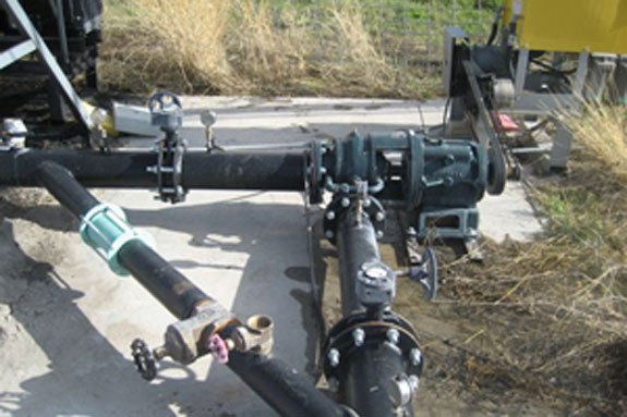 Gate valves on incoming line